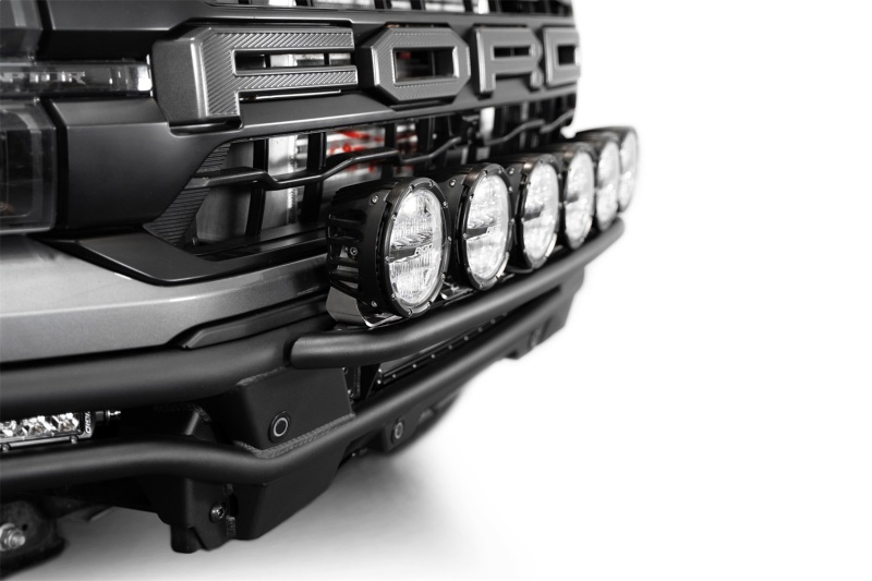 Ford F-150 Raptor Light Hoop - Front - Addictive Desert Designs - Race Series - Hammer Black - `21-`24